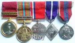 1953 Queen Elizabeth II Coronation Medal Veterans Group of Five to Royal Signals