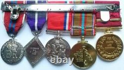 1953 Queen Elizabeth II Coronation Medal Veterans Group of Five to Royal Signals