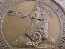 1961 The Royal Automobile Club Veteran Car Run Bronze Medallion Brighton England