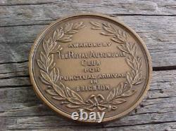 1961 The Royal Automobile Club Veteran Car Run Bronze Medallion Brighton England