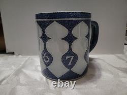 1967 Royal Copenhagen First Yr Large Annual Mug With Silver Medallion