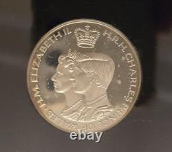 1969 Investiture of Charles Prince Of Wales 0.999 Fine Silver Medals