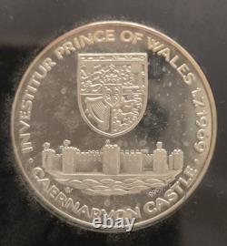 1969 Investiture of Charles Prince Of Wales 0.999 Fine Silver Medals