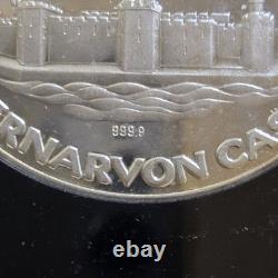 1969 Investiture of Charles Prince Of Wales 0.999 Fine Silver Medals