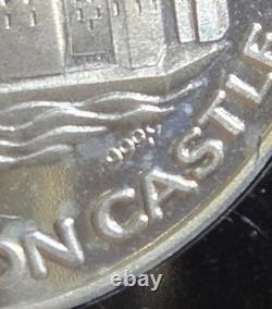 1969 Investiture of Charles Prince Of Wales 0.999 Fine Silver Medals