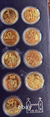 1973 Royal Mint Freedom Medals 39 Sterling Silver/Gold Vermeil Set #1801