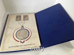 1977 Silver Jubilee Royal Visit Australia UK Medallion Medal PNC (SC70/K9)