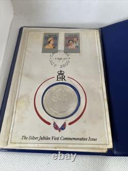 1977 Silver Jubilee Royal Visit Australia UK Medallion Medal PNC (SC70/K9)