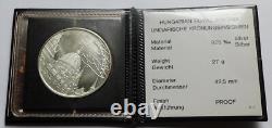 1978 Hungarian Royal Insignia Proof Silver Medal Budapest Parilament Coronation