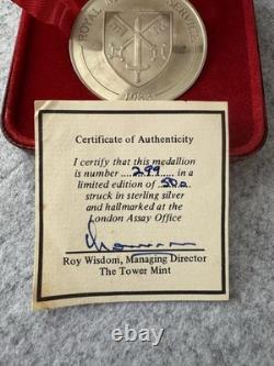 1983 Exeter Cathedral Royal Maundy Medal Sterling Silver, 299/500, Box & Cert