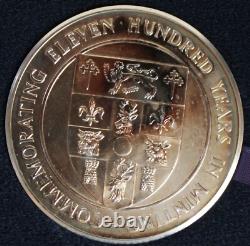 1986 Royal Mint's 1100 Years in Minting Silver Medal, UK Special Limited Edition