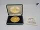 1991 Large Royal Mint Intercity London- Bristol Railway Medal Bronze Gilt