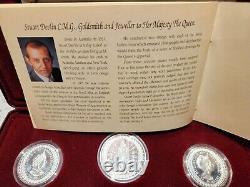 1992 Masterpieces in Silver The Royal Ladies plus Medallion Boxed With COA