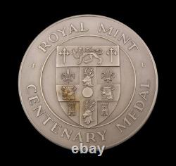 1992 OFFICE OF HIGH SHERIFF MILLENNIUM 63mm SILVER MEDAL BY THE ROYAL MINT