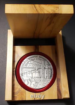 1994 Holland Israel Friendship, Man and Nature Silver Medal 50.4mm 61.5g +Box