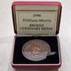1996 William Morris Artist & Poet Centenary 2.5 Inch Bronze Medallion, Box & COA