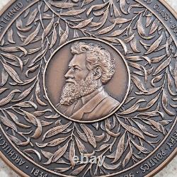 1996 William Morris Artist & Poet Centenary 2.5 Inch Bronze Medallion, Box & COA
