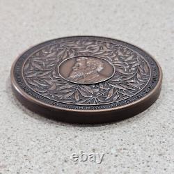 1996 William Morris Artist & Poet Centenary 2.5 Inch Bronze Medallion, Box & COA