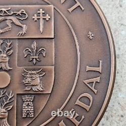 1996 William Morris Artist & Poet Centenary 2.5 Inch Bronze Medallion, Box & COA