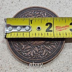 1996 William Morris Artist & Poet Centenary 2.5 Inch Bronze Medallion, Box & COA