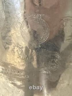 19th C Imperial Russian Batashev Tula Samovar Medal Marks Antique Brass