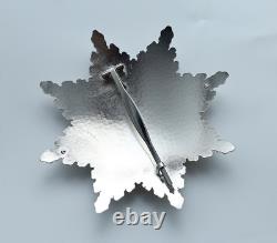 1 Pair of Royal Guelphic Order Breast Star Enamel Medal Reproduction