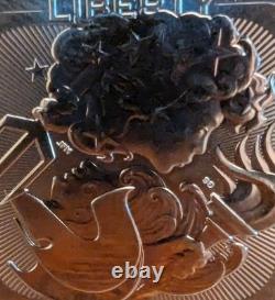 1oz Royal Mint Britannia. 9999 Fine Silver Bar Security Feature Design