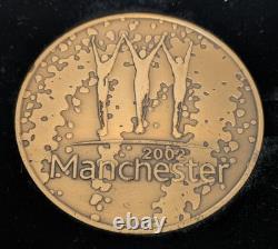 2002 Royal Mint Manchester Commonwealth Games Medal Boxed Presentation Set