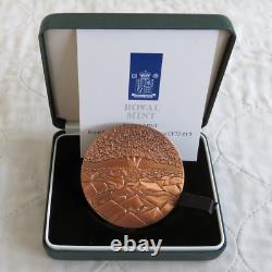 2004 THE ROYAL MINT THE CHOICE IS OURS 63mm TONED BRONZE MEDAL boxed/coa