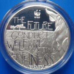 2009 Royal Mint SCARCE WWF World Wide Fund Silver Proof Medal Coin Collection
