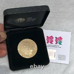 2012 Olympic Thankyou Recognition Medallion Medal Royal Mint From Prime Minister