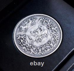 2015 Battle of Waterloo Pistrucci's Silver medal. Directly from the Royal Mint