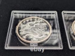 2015 Royal Canadian Mint. 999 Fine Silver Coin Discover China Medallion Set RCM
