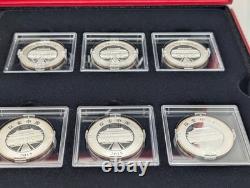 2015 Royal Canadian Mint. 999 Fine Silver Coin Discover China Medallion Set RCM
