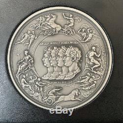 2015 Royal Mint Silver Medal Pistrucci Waterloo in Case with COA 889