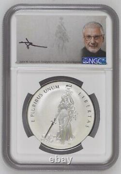 2019 1oz Canada Silver Peace Liberty Ultra High Relief NGC PF70 Reverse Proof 49