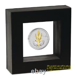 2020 TUVALU Diwali Festival Hindu New Year Gift 1oz Silver Gilt NGC PF70 Medal