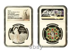 2022 Onza Imperial Medal 1oz. 999 Silver Colorized Reverse NGC PF70 Ultra Cameo
