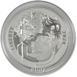 2024 Liberty & Britannia 1 oz. 999 Silver Proof Medal OGP COA