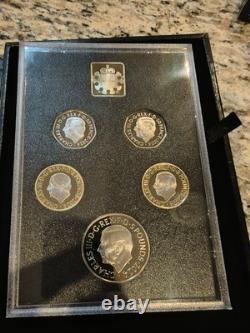 2024 Royal Mint 13 Coin Annual Uk Proof & Medal Set