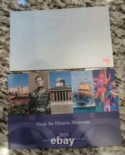 2024 Royal Mint 13 Coin Annual Uk Proof & Medal Set