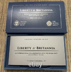 24 US Mint Liberty/Britannia Medal & Royal Mint Britannia/Liberty Coin combo