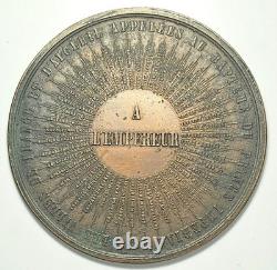 2 Medal Baptismal Images Imperial Prince 1856 By BARRE NAPOLEON III 70Mm