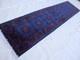 2x10 Royal Blue Tribal Handmade Runner Rug For Kitchen, Bathroom, Narrow Hallways