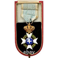 #3886 Greece, Ordre Royal du Saint Sauveur, Croix d'Or du Chevalier, Medal, Ex