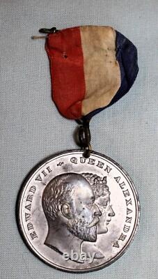 3 British Royal Coronation Medals (Ed. VII & Alexandra, Geo. V, Geo VI & Elizabeth)