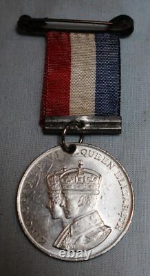 3 British Royal Coronation Medals (Ed. VII & Alexandra, Geo. V, Geo VI & Elizabeth)