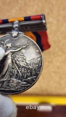 3 Clasp British Boer War 1899 Queens South African Medal Kings Royal Rifles