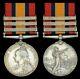 3 Clasp Queens South Africa Medal Royal Dublin Fusiliers P. O. W