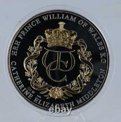 5oz Silver Medal with Gold Plating to Celebrate the Royal Engagement